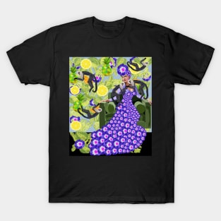 Frida Khalo in Purple T-Shirt